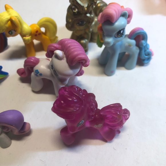 Lot If 12 My Little Pony Mini Figures 2” Rainbow Dash Sweetie Belle Apple Jack - Picture 11 of 11